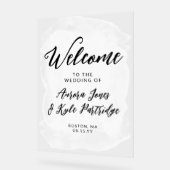 Mariage d'aquarelle blanc translucide (Angle)