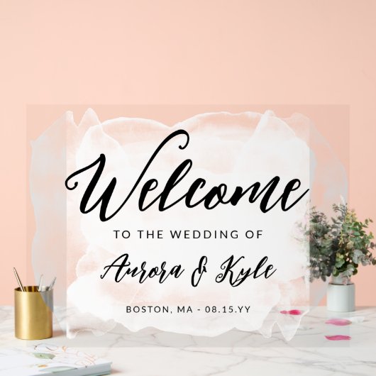 Mariage d'aquarelle blanc translucide (Mariage)