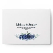 Mariage d'aquarelle bleu rustique Eucalyptus