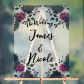 Mariage d'aquarelle couleur rose et bleu épais (Neutre)