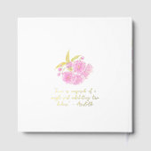 Mariage d'aquarelle de la main de la fleur de ceri (Verso)