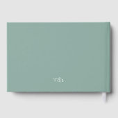 Mariage d'aquarelle d'eucalyptus vert et or (Verso)