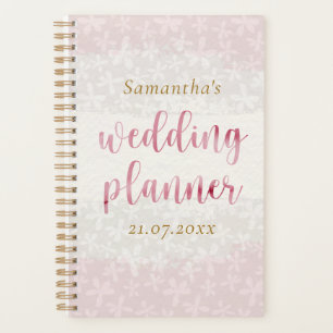 mariage d'aquarelle floral rose