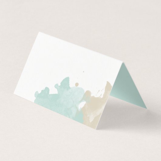 Mariage d'aquarelle moderne (Back)