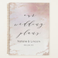 Mariage d'aquarelle Ombre Blush Pink Froid