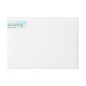 Mariage d'aquarelle Ombre Étiquettes d'armature - (Devant)