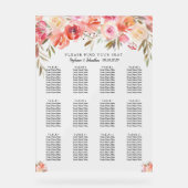 Mariage d'aquarelle rose Floral (Recto)