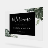 Mariage d'aquarelle rustique vert Accueil (Angle)