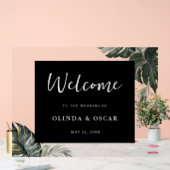 Mariage d'aquarelle rustique vert Accueil (Mariage)