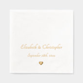 Mariage Date Mariée Groom Monogram Party Cocktail (Recto)