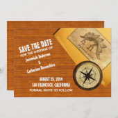 Mariage d'aventure Enregistrer la date Invitation (Devant / Derrière)