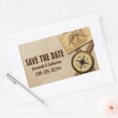 Mariage d'aventure vintage Enregistrer les sticker (Enveloppe)