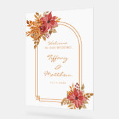 Mariage de automne d'arc Florals de Bourgogne (Angle)
