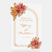 Mariage de automne d'arc Florals de Bourgogne (Recto)