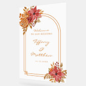 Mariage de automne d'arc Florals de Bourgogne (Angle)