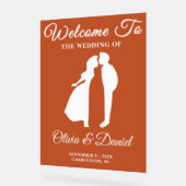 Mariage de automne de script manuscrit Boho Bienve (Angle)