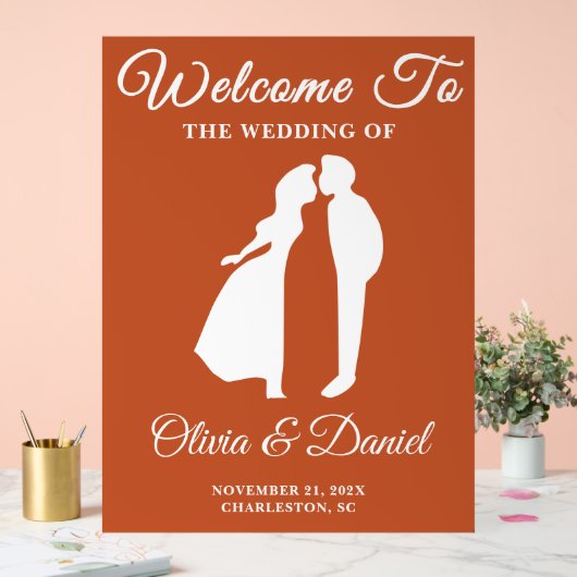 Mariage de automne de script manuscrit Boho Bienve (Mariage)