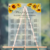 Mariage de automne de tournesol acrylique (Neutre)