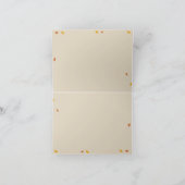 Mariage de automne en chêne Merci Cartes de notes (Intérieur)