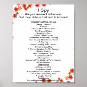 Mariage de automne I Spy Game Poster (Devant)