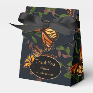 Mariage de automne Monarch Papillon noir Ballotins