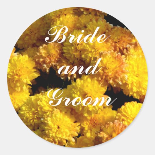 MARIAGE DE AUTOMNE MUMS ENVELOPE SEAL STICKERS (Devant)