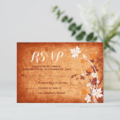 Mariage de automne orange feuille Maple Réponse RS (Debout devant)