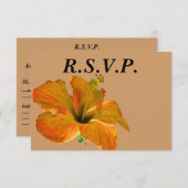 Mariage de automne RSVP invité (Devant / Derrière)
