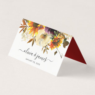 Mariage de automne Russe Tournesol Bourgogne Aquar