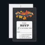 mariage de automne vintage Chalkboard rsvp<br><div class="desc">Vintage mariage de automne Chalkboard rsvp taille standard 3, 5 x 5. Produits correspondants également disponibles.</div>