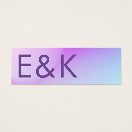 Mariage de automne violet ultra moderne (Devant)