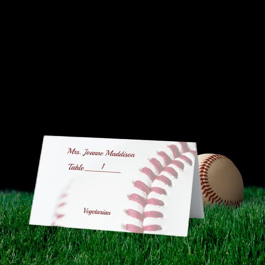 Mariage de baseball Thème Personnalisable Cartes d