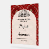 Mariage de bienvenue au henné arabe moderne Entrée (Angle)