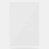 Mariage de bienvenue élégant (Recto)