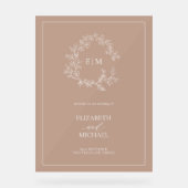 Mariage de bienvenue en terre cuite en poirier (Recto)