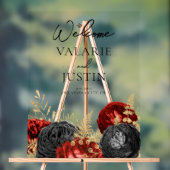 Mariage de bienvenue gothique rouge et noir (Neutre)