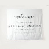 Mariage de bienvenue Tapisserie Black Gold (Devant (Horizontal))