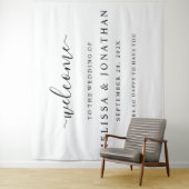 Mariage de bienvenue Tapisserie Black Gold (En situation)