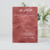 Mariage de bijoux rouges RSVP (Debout devant)