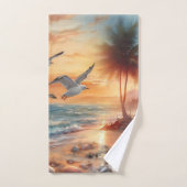 Mariage de bord de mer Célébrations sur la plage (Serviette à main)