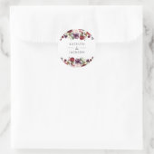 Mariage de Bourgogne Monogram Étiquettes (Sac)