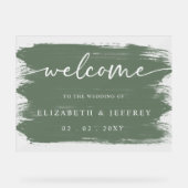 Mariage de brosse de sage moderne accueil (Recto)