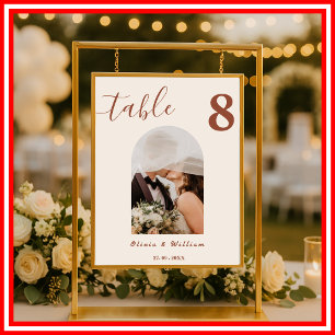 Mariage de Burange Boho PHOTO Numéro de tableau