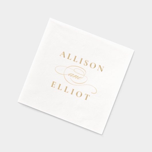 Mariage de calligraphie de noms simples (Gauche)