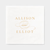 Mariage de calligraphie de noms simples (Recto)