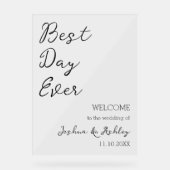 Mariage de calligraphie de script du meilleur jour (Recto)
