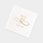 Mariage de calligraphie d'or romantique (Gauche)