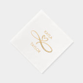 Mariage de calligraphie d'or romantique (Droite)