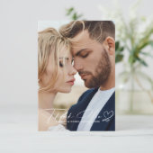 Mariage de calligraphie Merci Dusty Blue ID771 (Debout devant)