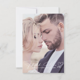 Mariage de calligraphie Merci Mauve ID771